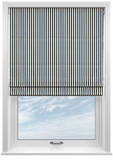 The British Stripe Co. Catherine, Polzeath No.1 - Roman Blind